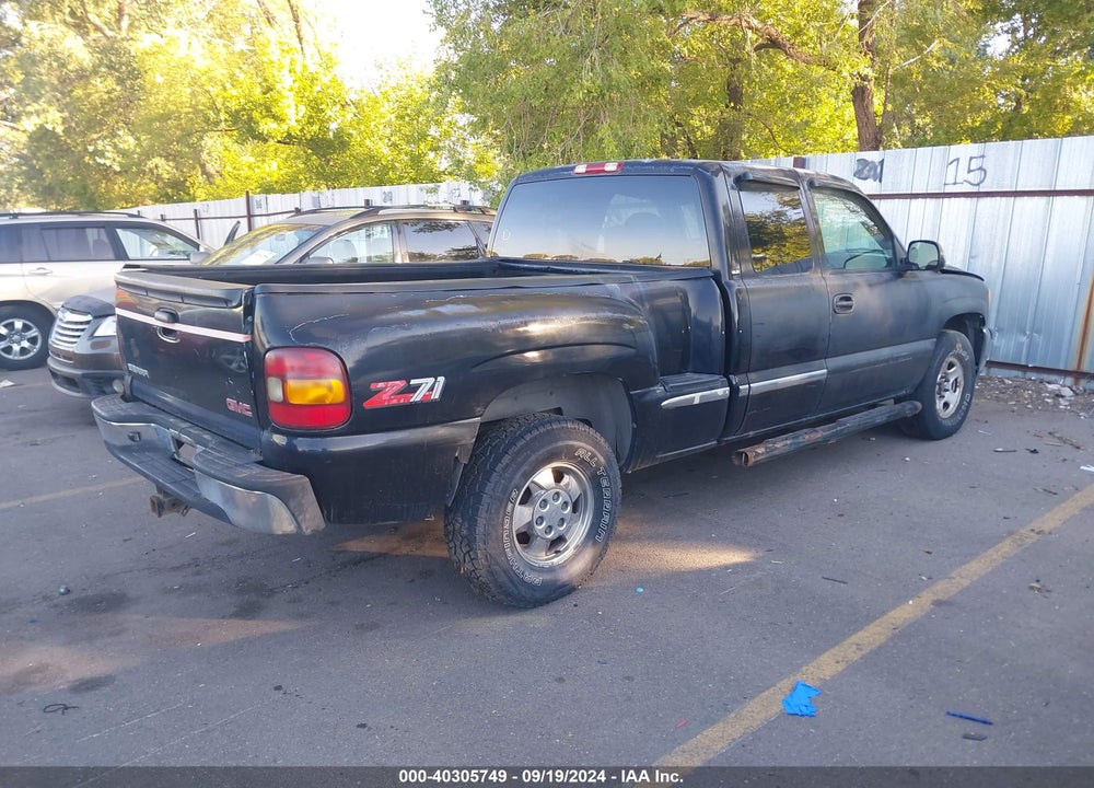 1999 GMC SIERRA 1500 SLE VIN: 2GTEK19T4X1565708