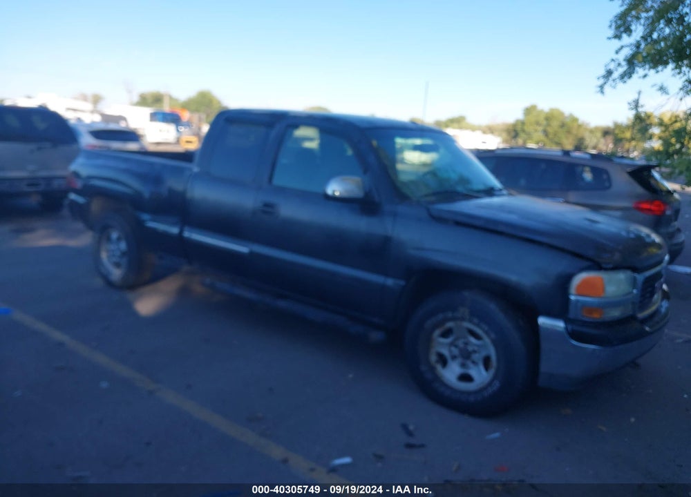1999 GMC SIERRA 1500 SLE VIN: 2GTEK19T4X1565708