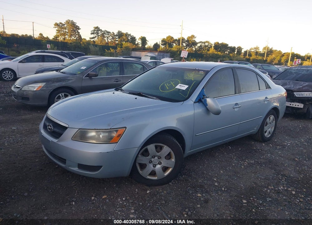 2007 HYUNDAI SONATA GLS VIN: 5NPET46C87H276137