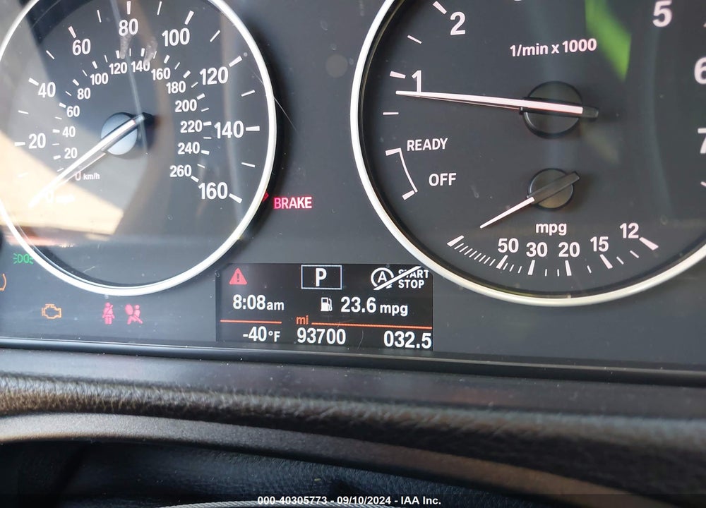 2016 BMW 320I VIN: WBA8A9C57GK618780