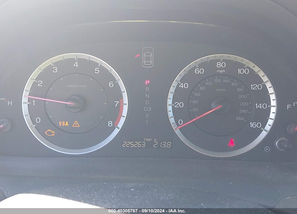 2009 HONDA ACCORD 2.4 LX-P VIN: 1HGCP264X9A083847