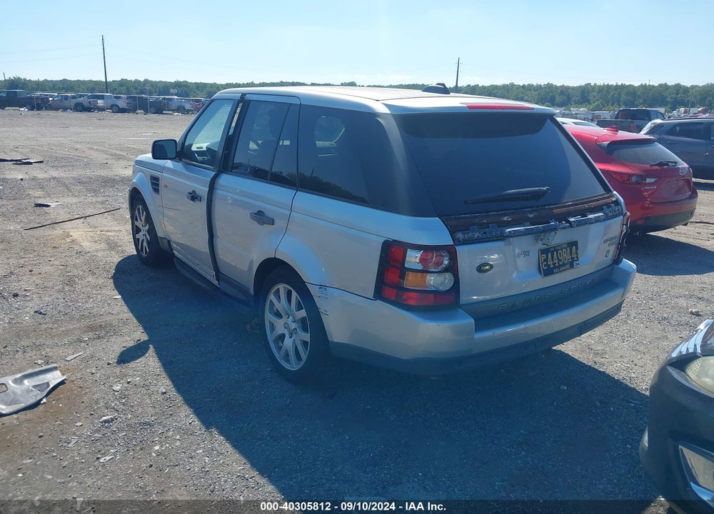2007 LAND ROVER RANGE ROVER SPORT HSE VIN: SALSK25477A108445