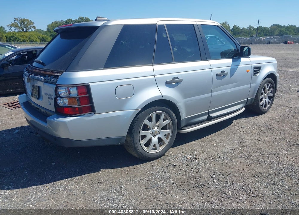 2007 LAND ROVER RANGE ROVER SPORT HSE VIN: SALSK25477A108445