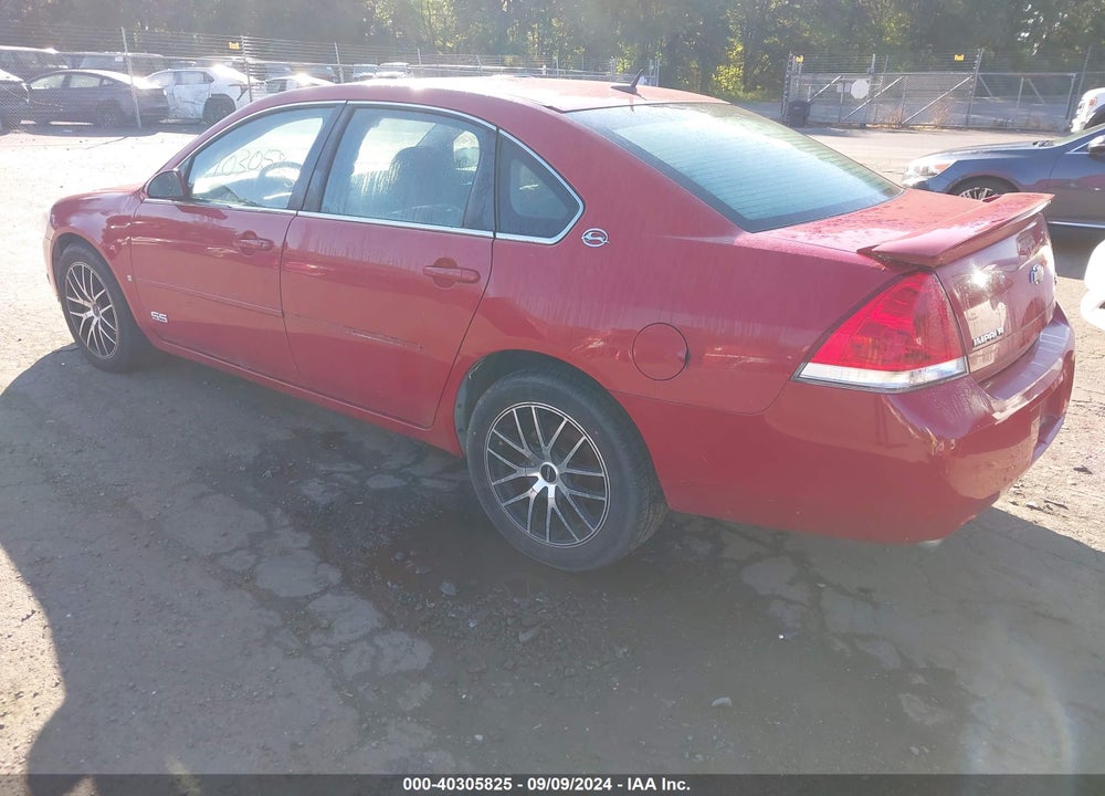 2008 CHEVROLET IMPALA  SS VIN: 2G1WD58C889225948