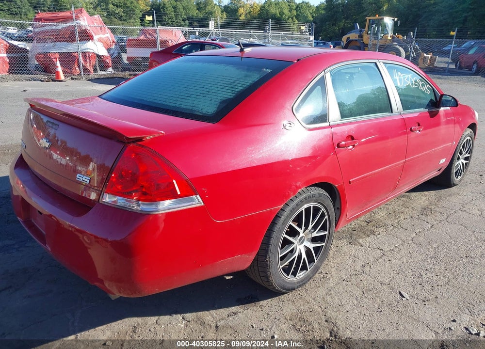 2008 CHEVROLET IMPALA  SS VIN: 2G1WD58C889225948