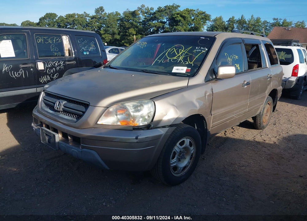 2003 HONDA PILOT EX-L VIN: 2HKYF18543H598155
