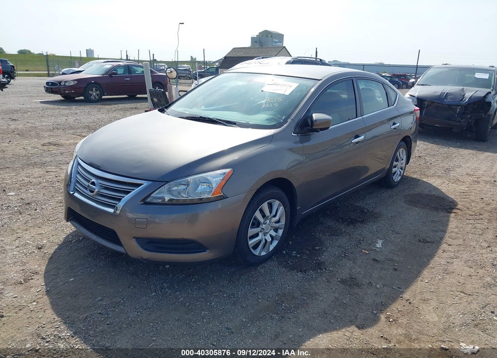 2015 NISSAN SENTRA SV VIN: 3N1AB7AP1FL682646