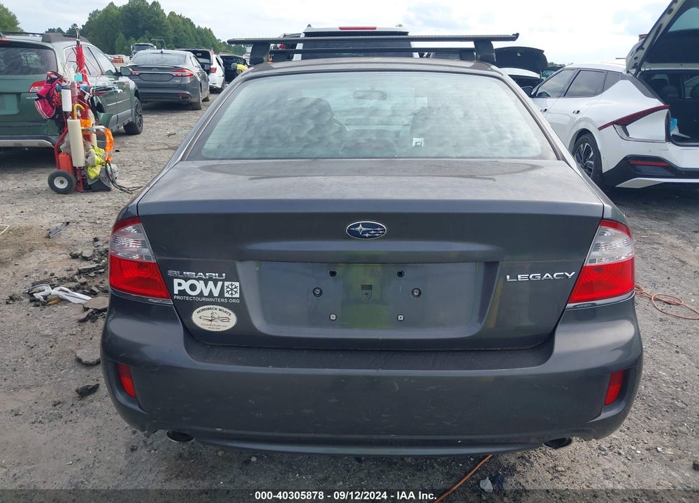 2008 SUBARU LEGACY 2.5I LIMITED VIN: 4S3BL626X87202450
