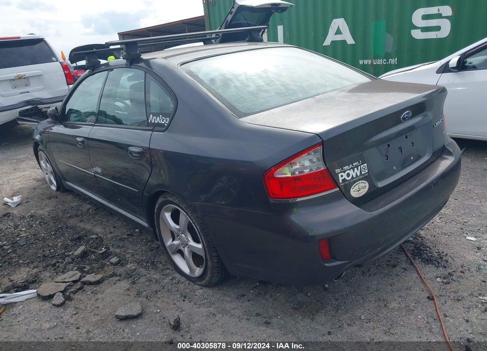 2008 SUBARU LEGACY 2.5I LIMITED VIN: 4S3BL626X87202450
