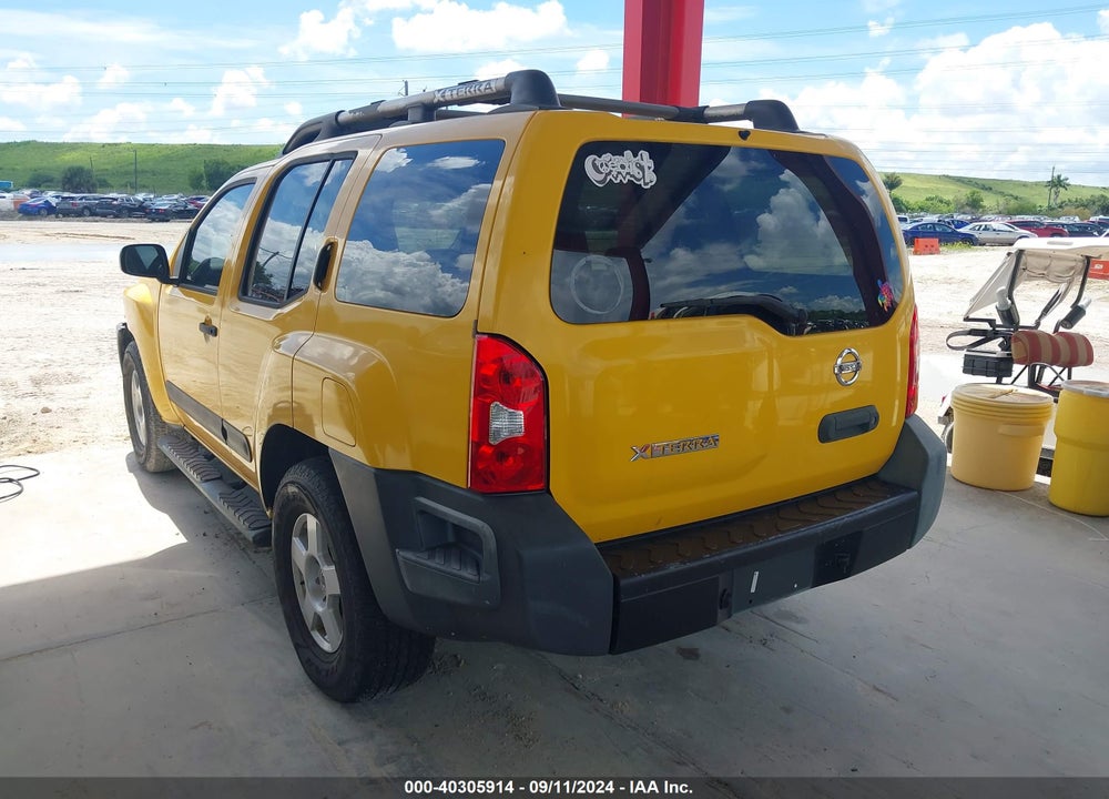 2007 NISSAN XTERRA S VIN: 5N1AN08U57C531891