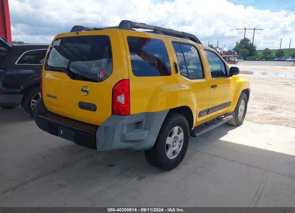2007 NISSAN XTERRA S VIN: 5N1AN08U57C531891