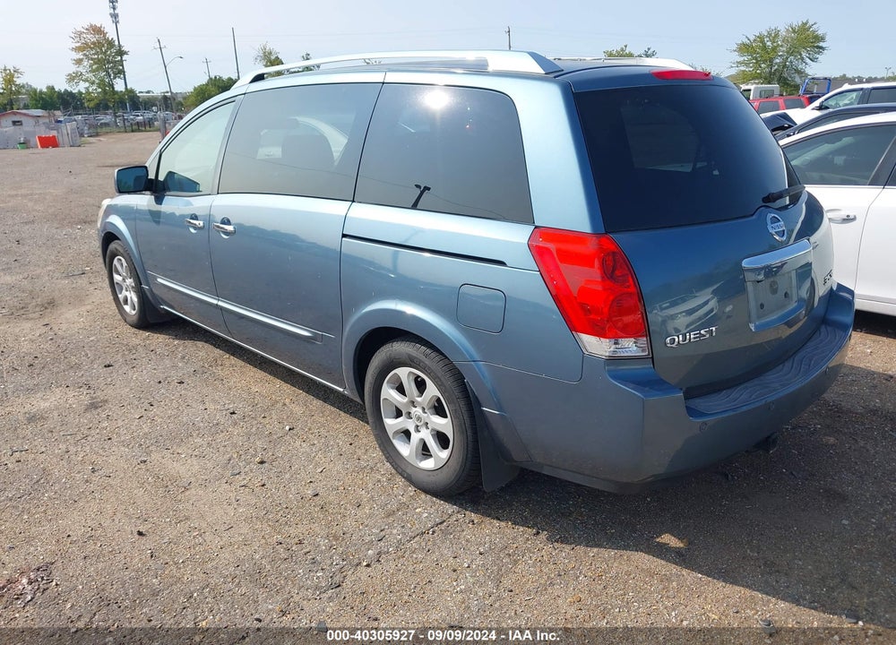 2009 NISSAN QUEST 3.5 SL VIN: 5N1BV28U19N108135