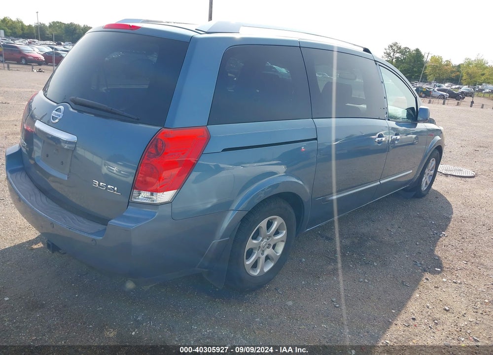 2009 NISSAN QUEST 3.5 SL VIN: 5N1BV28U19N108135