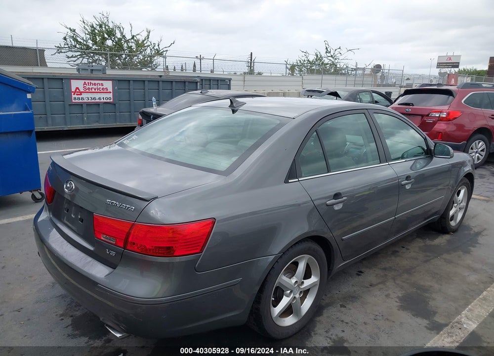 2009 HYUNDAI SONATA SE V6 VIN: 5NPEU46F29H443425