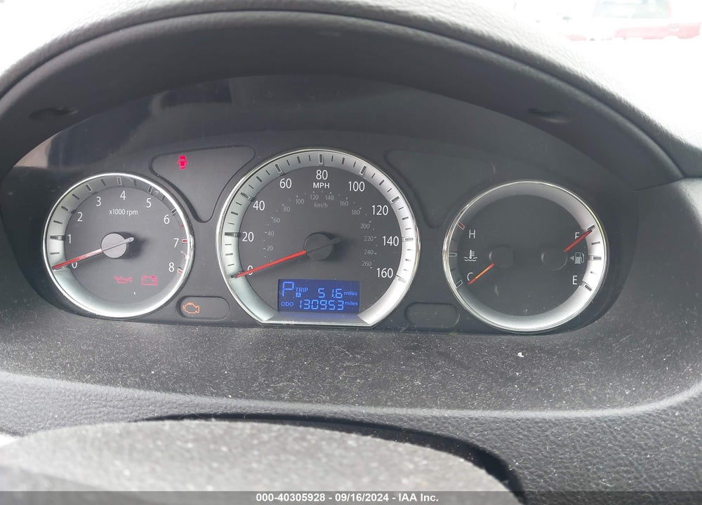 2009 HYUNDAI SONATA SE V6 VIN: 5NPEU46F29H443425