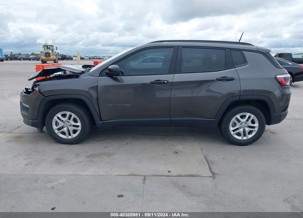 2018 JEEP COMPASS SPORT FWD VIN: 3C4NJCAB7JT123514