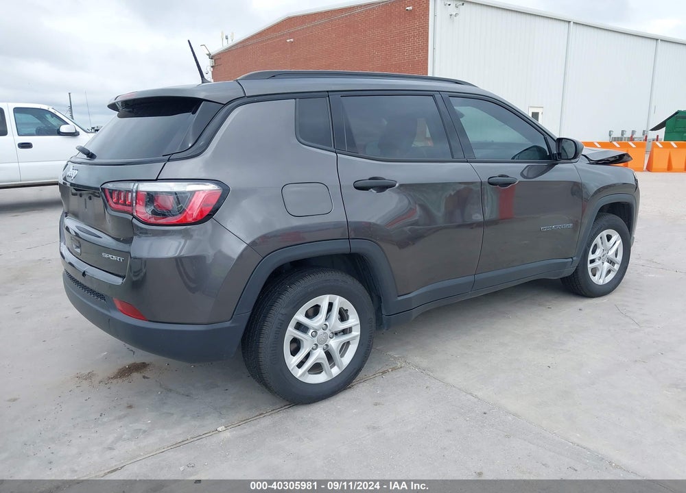2018 JEEP COMPASS SPORT FWD VIN: 3C4NJCAB7JT123514