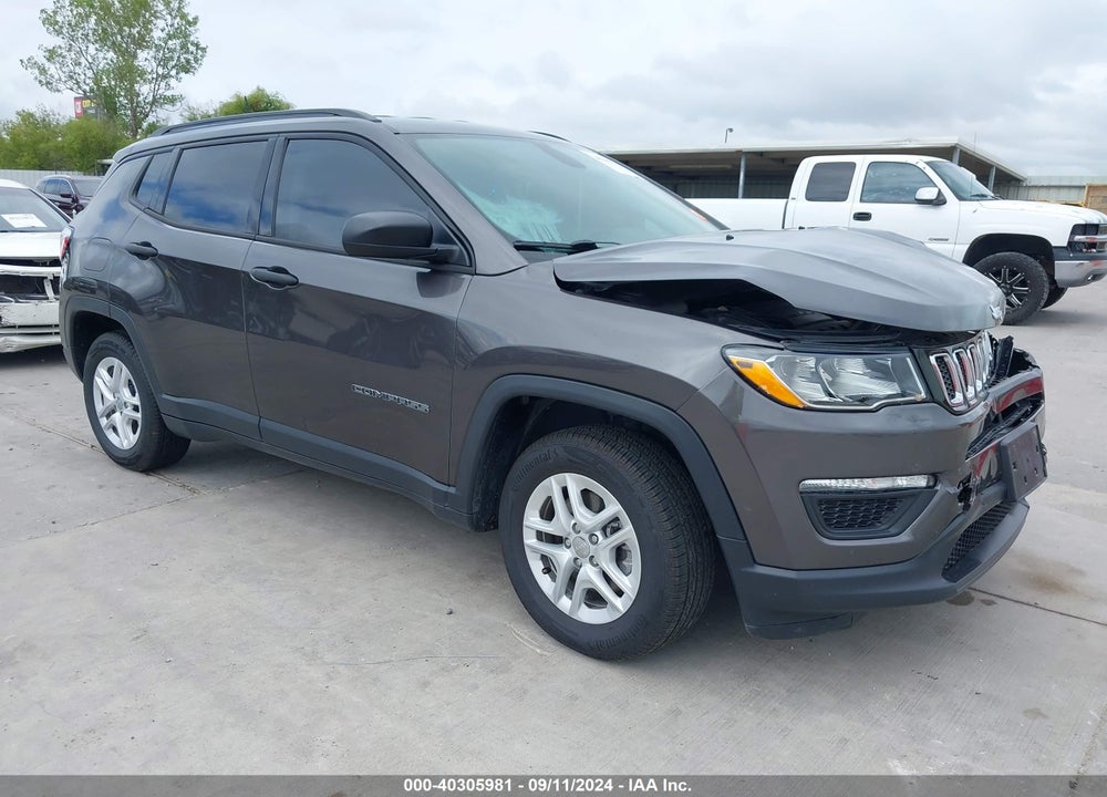 2018 JEEP COMPASS SPORT FWD VIN: 3C4NJCAB7JT123514