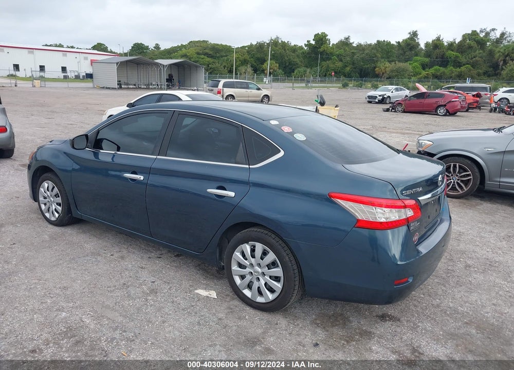 2013 NISSAN SENTRA SV VIN: 1N4AB7APXDN902592