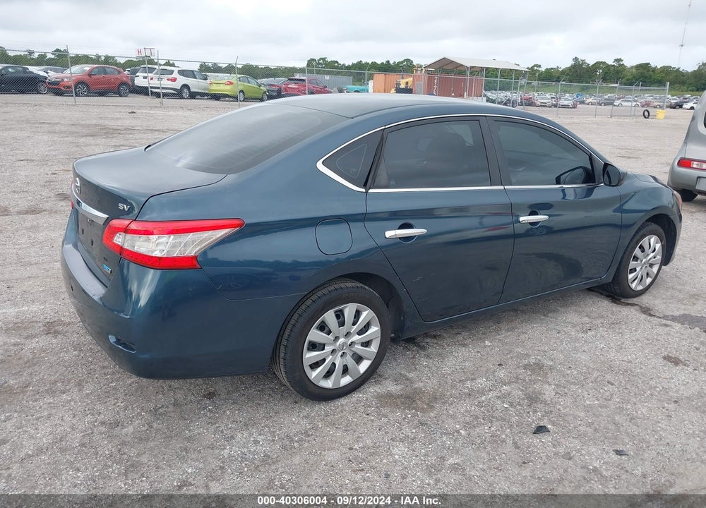 2013 NISSAN SENTRA SV VIN: 1N4AB7APXDN902592