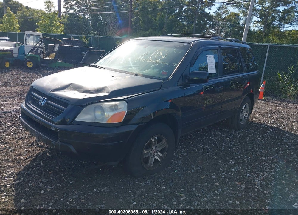 2005 HONDA PILOT EX-L VIN: 5FNYF18645B001869