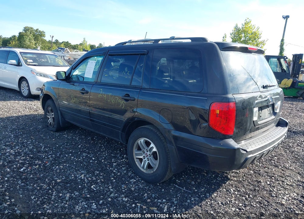 2005 HONDA PILOT EX-L VIN: 5FNYF18645B001869