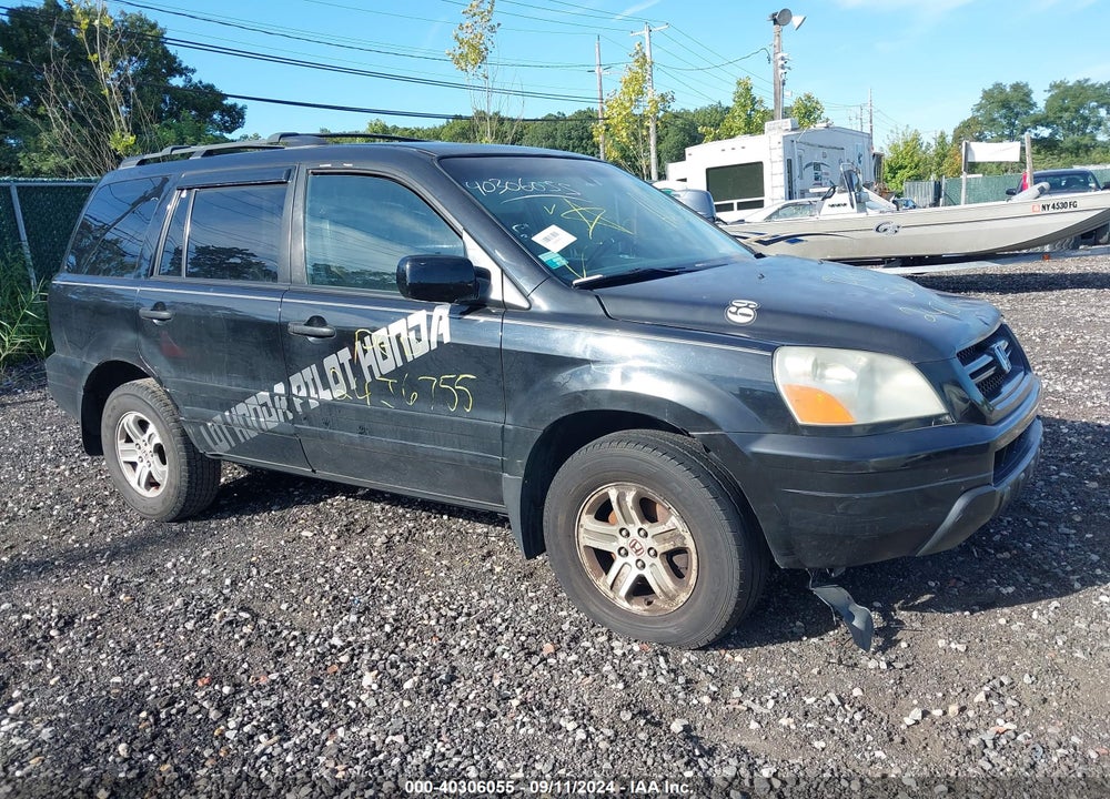 2005 HONDA PILOT EX-L VIN: 5FNYF18645B001869