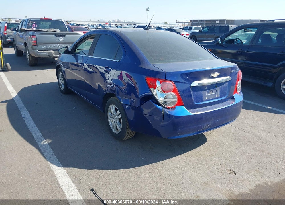 2014 CHEVROLET SONIC LT AUTO VIN: 1G1JC5SH1E4176513