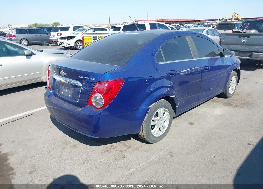 2014 CHEVROLET SONIC LT AUTO VIN: 1G1JC5SH1E4176513