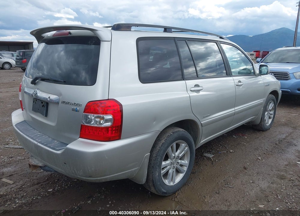 2006 TOYOTA HIGHLANDER HYBRID LIMITED V6 VIN: JTEEW21A660016747