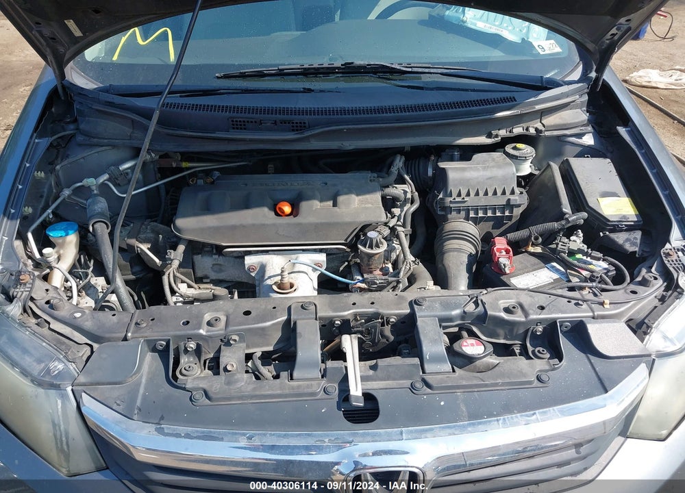 2012 HONDA CIVIC LX VIN: 19XFB2F54CE062385