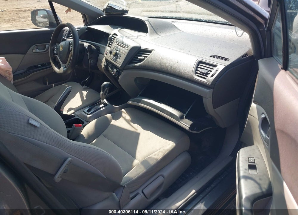 2012 HONDA CIVIC LX VIN: 19XFB2F54CE062385