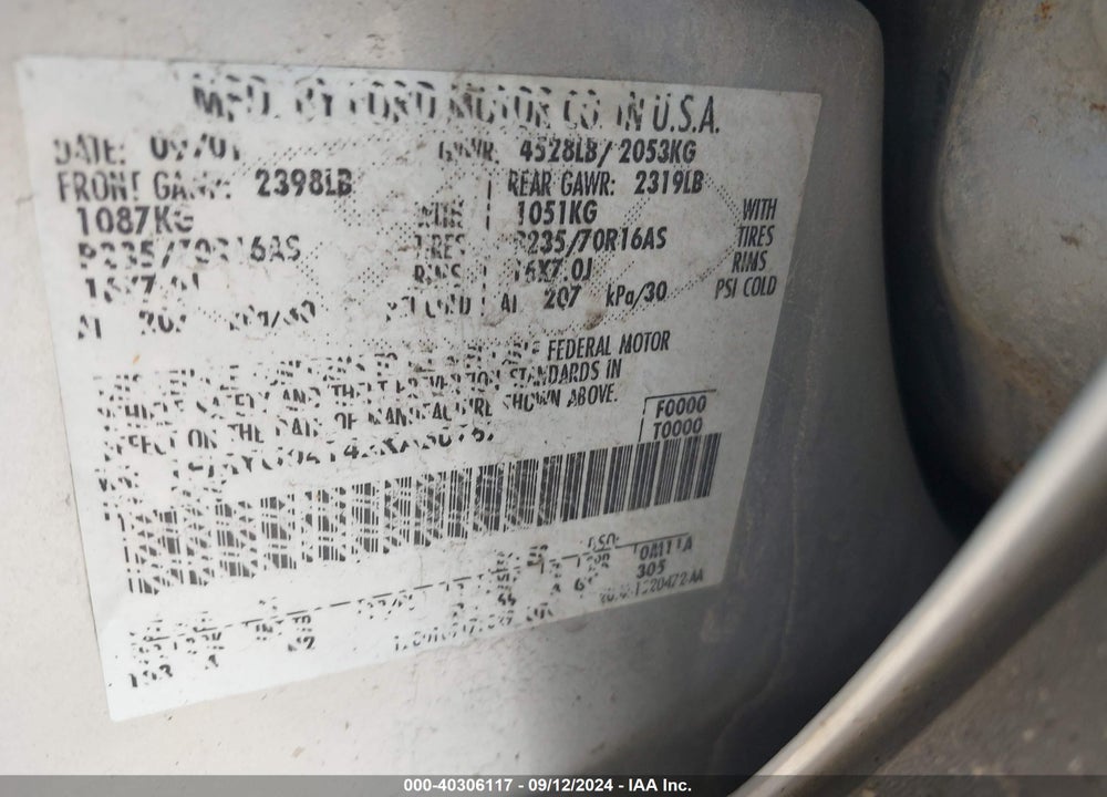 2002 FORD ESCAPE XLT VIN: 1FMYU04142KA50767