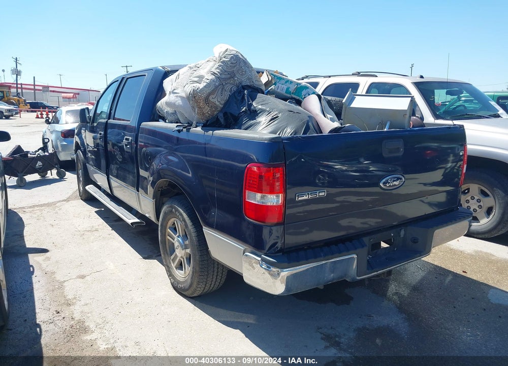 2005 FORD F-150 XLT VIN: 1FTRW12W55FA60390