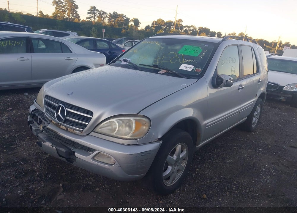 2002 MERCEDES-BENZ ML 500 VIN: 4JGAB75E62A310318