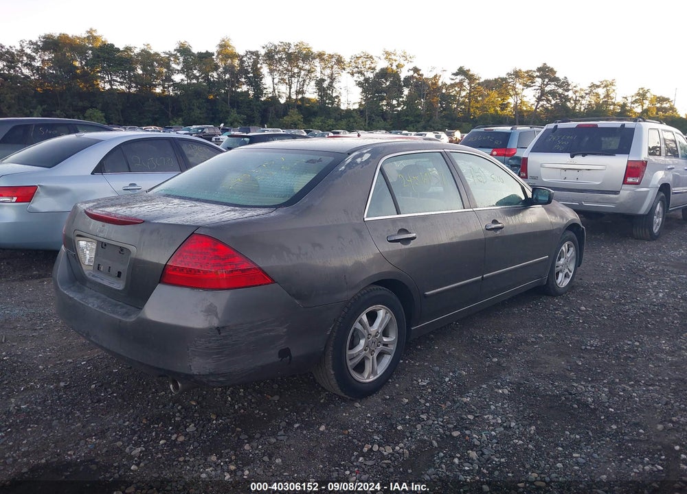 2007 HONDA ACCORD VIN: 1HGCM567X7A131493