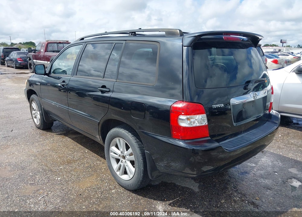 2006 TOYOTA HIGHLANDER HYBRID LIMITED V6 VIN: JTEDW21A160004842