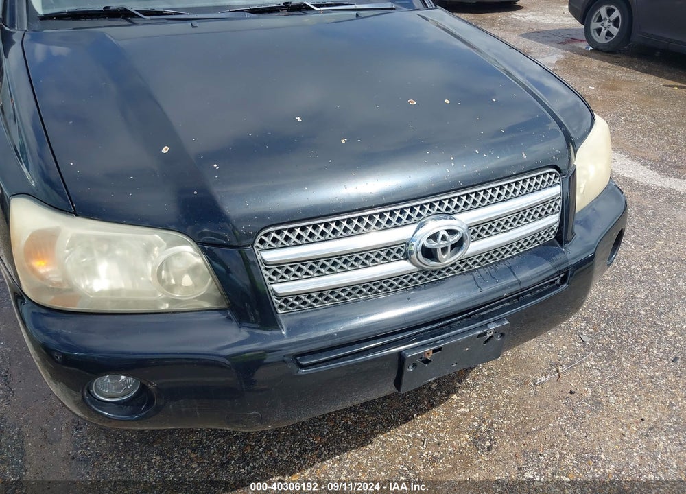 2006 TOYOTA HIGHLANDER HYBRID LIMITED V6 VIN: JTEDW21A160004842