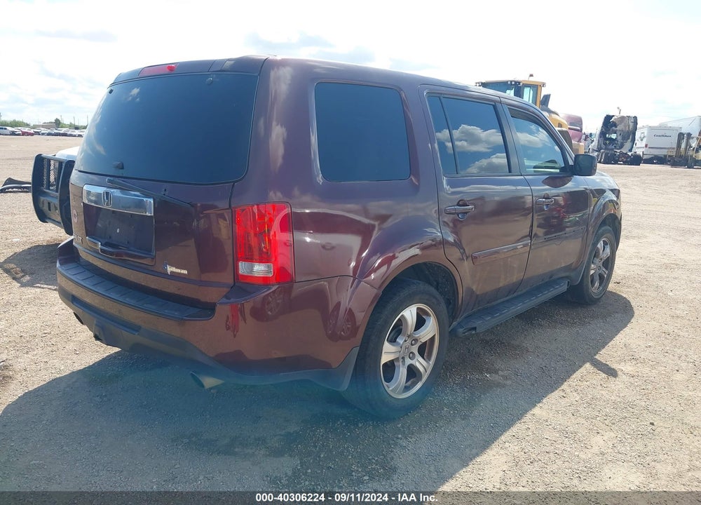 2013 HONDA PILOT EX-L VIN: 5FNYF3H59DB013212