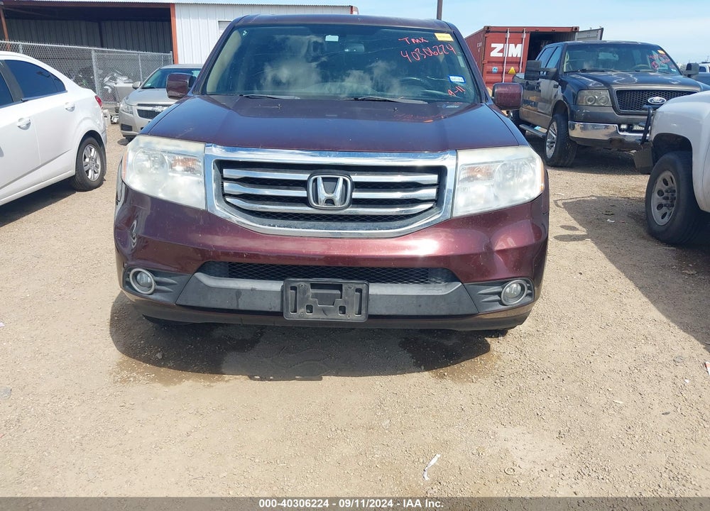 2013 HONDA PILOT EX-L VIN: 5FNYF3H59DB013212