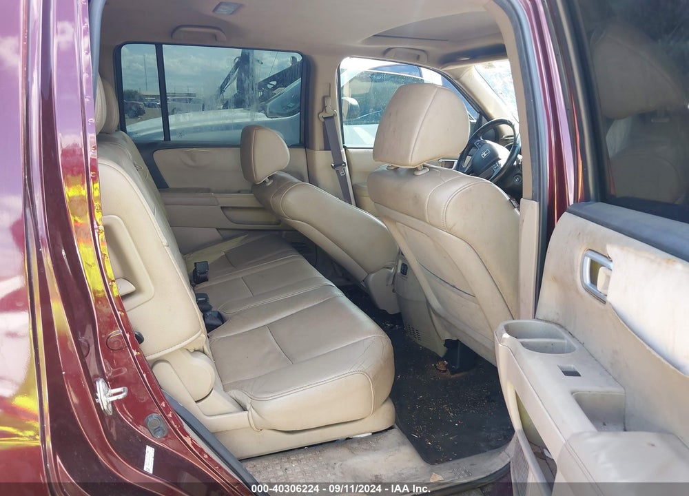 2013 HONDA PILOT EX-L VIN: 5FNYF3H59DB013212