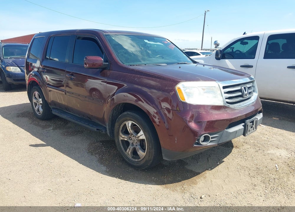 2013 HONDA PILOT EX-L VIN: 5FNYF3H59DB013212