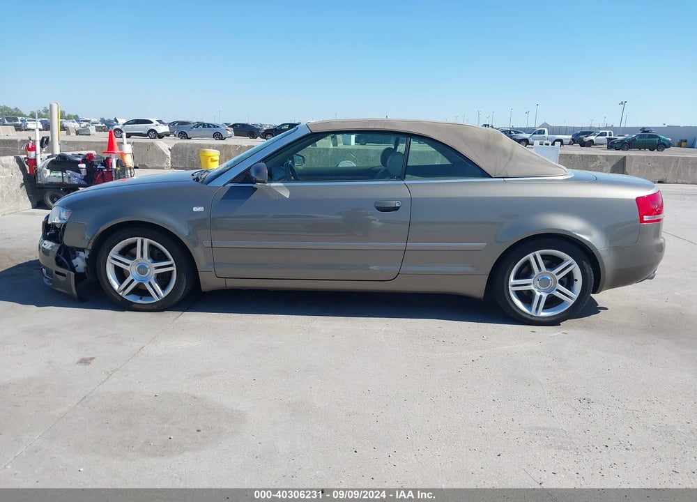 2007 AUDI A4 VIN: WAUDF48H77K023188