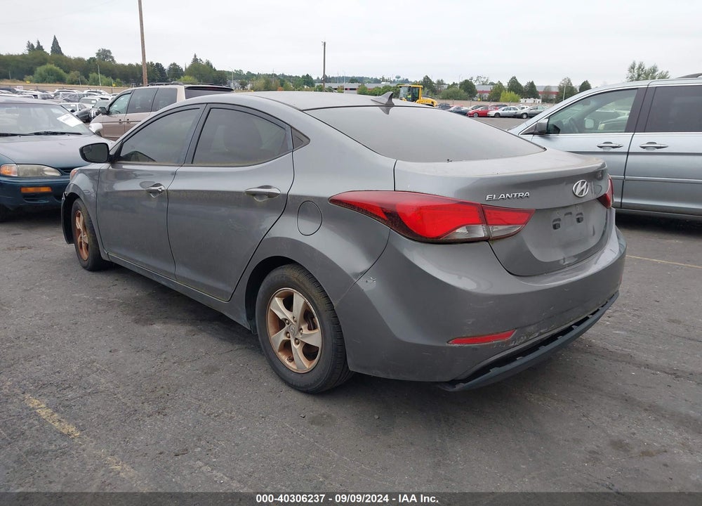 2014 HYUNDAI ELANTRA VIN: 5NPDH4AEXEH501872