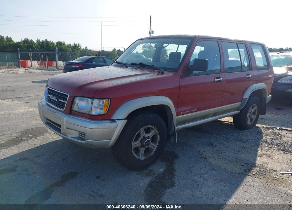 1999 ISUZU TROOPER S VIN: JACDJ58X4X7927435
