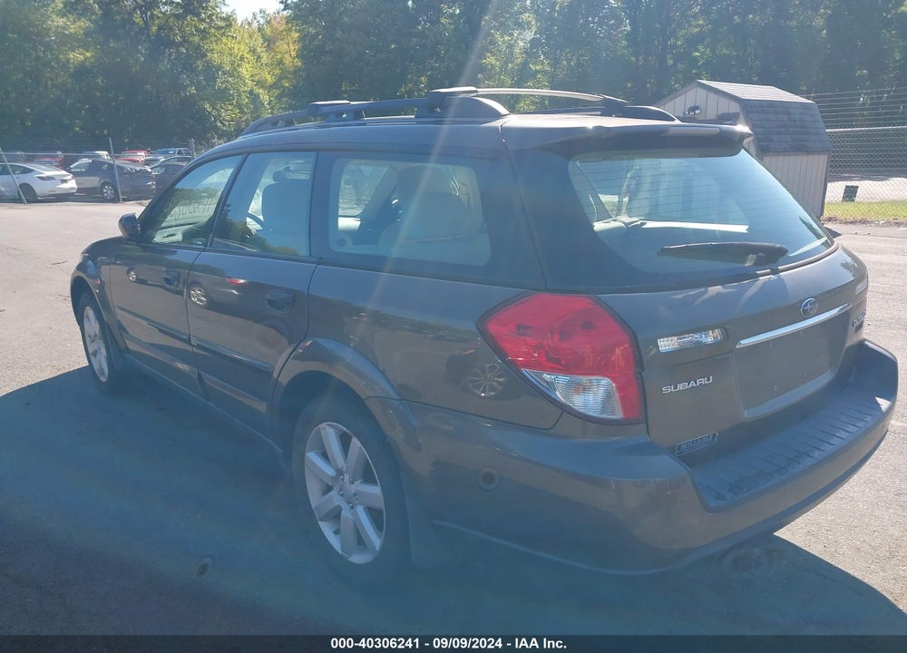 2008 SUBARU OUTBACK 2.5I VIN: 4S4BP61C786315544
