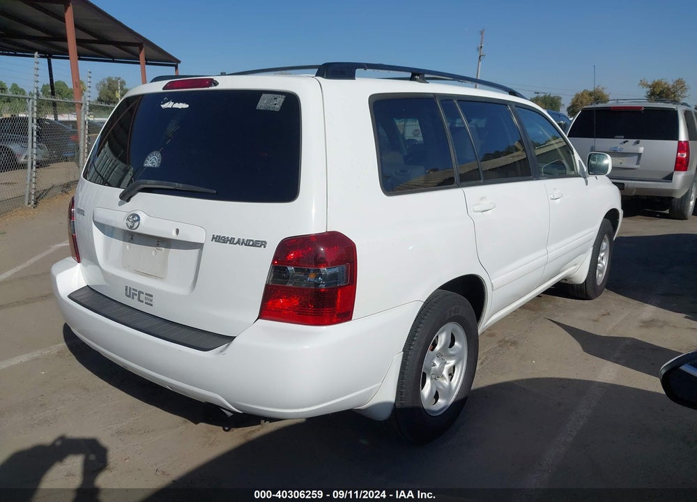 2006 TOYOTA HIGHLANDER VIN: JTEGD21A260146202