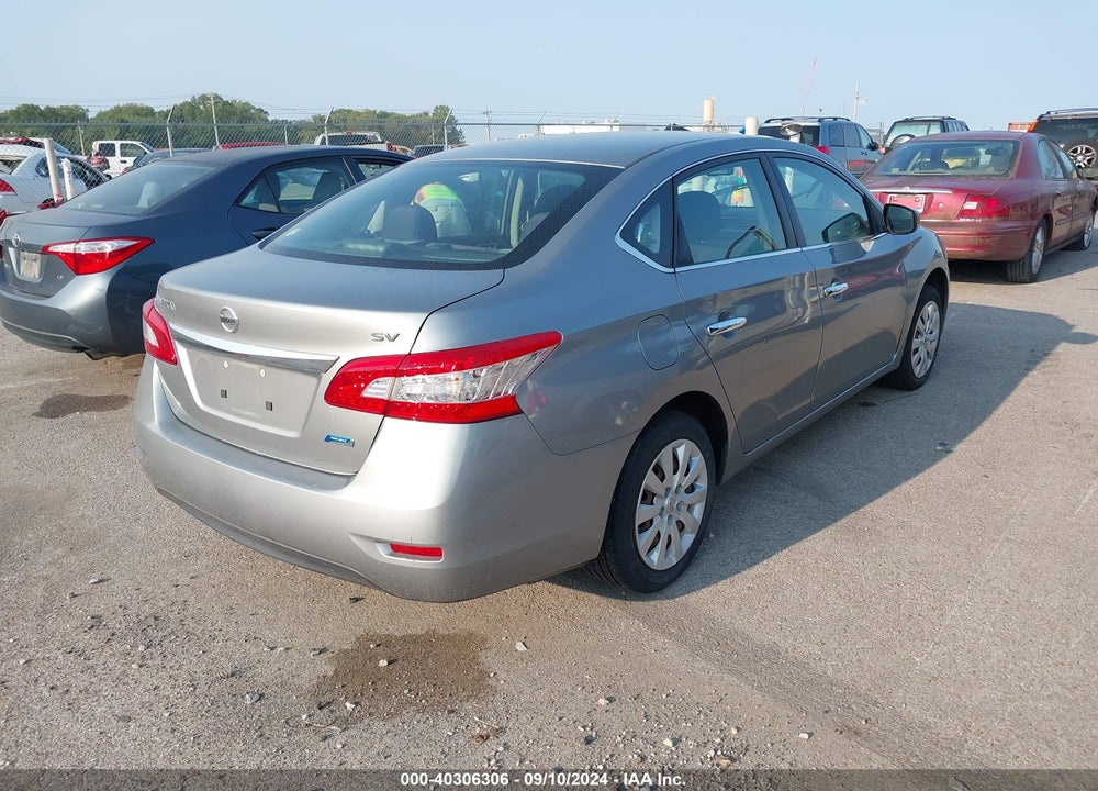 2014 NISSAN SENTRA SV VIN: 3N1AB7AP3EY322344