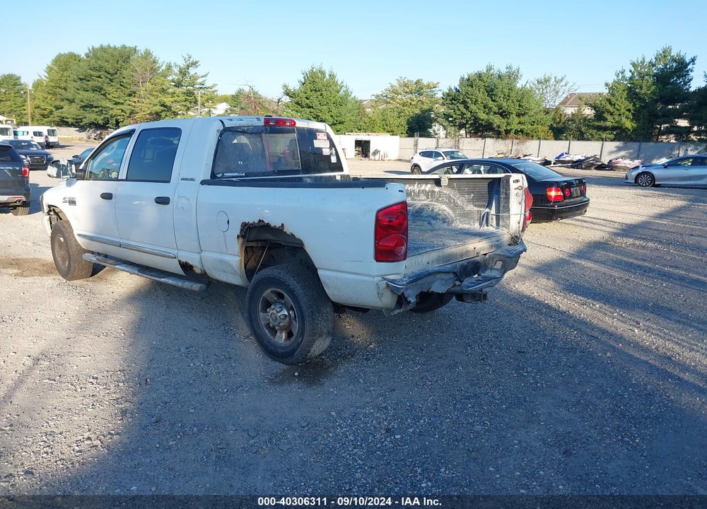 2007 DODGE RAM 2500 LARAMIE VIN: 3D7KS29C27G707236