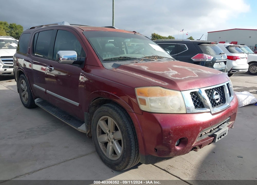 2010 NISSAN ARMADA PLATINUM VIN: 5N1BA0ND0AN619022